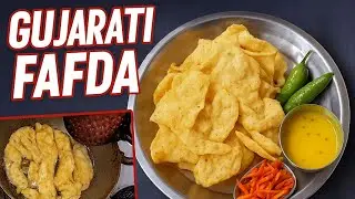 Gujarati Fafda Recipe | Crispy & Authentic Fafda at Home