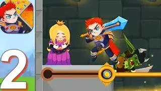 Hero Rescue - Gameplay Walkthrough Part 2 Levels 38-70 (Android,iOS)