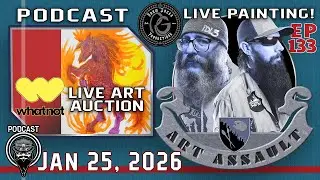 The Fire Horse Continues! Live Painting & Art Auction &ndash; Art Assault Podcast (EP 133)