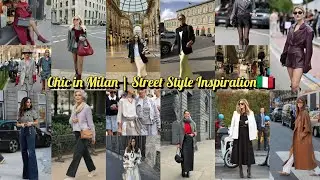 “Milan Women’s Fashion 2025 | Chic & Timeless Style Inspiration” #milanfashion #streetstyle