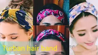 DIY Turban Hairband From Cloth | Hairband | Stylish Hairband| Sewing headband tutorial | RSPS Ulagam