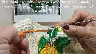 VIDEO 13 mochila wayuu girasol desde cero