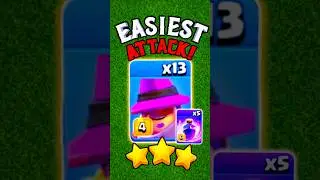 TH17 Apprentice Warden Easiest attack in the Game 🔥 Clash of clans #coc #gaming #vairalvideo