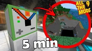 A M&Aacute;QUINA QUE DESTROI MUNDOS!!! Chunk Destroyer do QuarryPlus - Minecraft ATM 9 #27 (1.20 + Mods)