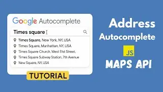 Учебное пособие по API автозаполнения мест Google Maps &mdash; пример на простом HTML и JavaScript