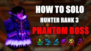 HOW TO *SOLO* BOSS CHALLENGE RANK 3 PHANTOM BOSS | ROBLOX ANIME LAST STAND