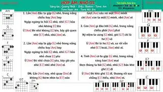 Lời bài hát có hợp âm | NHỎ ƠI | Am La thứ | Boston | Đệm hát Organ, Guitar