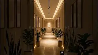 From Dark Corridor to Luxury Spa Entrance ✨ #shorts #Restoration #luxury  #HallwayDecor #Satisfying