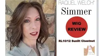 RAQUEL WELCH SIMMER WIG | Color Sunlit Chestnut | Mid-Length Long Bob With Waves