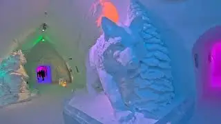 Walking Through Quebec’s Ice Hotel ❄️.      Part 1