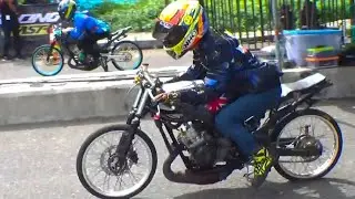 MOTORCYCLE DRAG RACING, SLEEP ENGINE, NINJA 2 STROKE, DRAG BIKE INDONESIA 2023