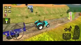 Real Tractor Trolley game download | Tractor wala game | Heavy tractor driver video |#ep11