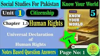 What is Citizenship? || What are Human Rights || Know Your World Class 5 || SST @arrisonwithhaiqa