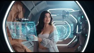 The Galactic Woman: Mars Transformation Project in 8K Ultra Realism