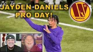 Jayden Daniels Pro Day | Washington Football Maniacs REACTION!