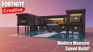 Modern Mansion Speed Build! (Fortnite Creative!)