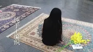 handmade sik carpet persian design