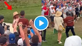 Rory McIlroy and His Wife During Ryder Cup | Surprising Crowd Reaction