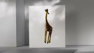 🦒🌿 Handmade Wood Giraffe Figurine | Unique Ornament & Decorative Knick-Knack 🌿🦒