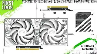 AXGaming GeForce RTX 5070 X2W Graphics Card Launched - Explained All Spec, Features And More