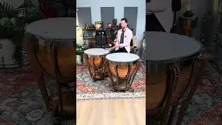 Maraca Mallets on Timpani