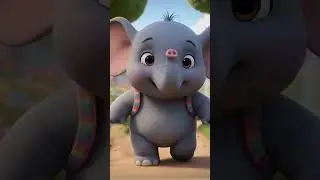 Haathi Raja Kahan Chale - Cute Elephant Animated Hindi Nursery Rhyme#elephant song @Mr besd
