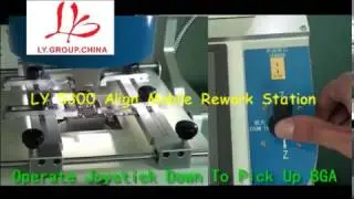 2017 new LY 5300 auto optical alignment system Mobile BGA rework station 3 zones 2500W
