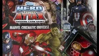 Topps Hero Attax Marvel Cinematic Universe Trading Card Collection | Starter Pack & 3 Packets