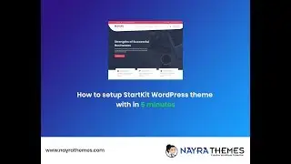 How to setup StartKit WordPress theme with in 5 minutes