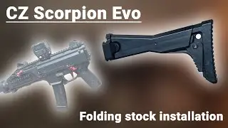 How to install a Folding Stock on a CZ Scorpion Evo | CZ Parts