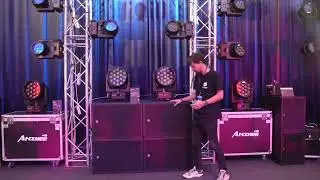 Light +Audio Tec 2024. Серия CA на стенде Anzhee