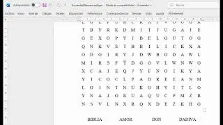 Cómo Cree las Sopas de Letras con un Excel y un Script para automatizar el proceso, quedó super!