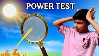 Testing Powerful Magnifying Glass | Fiery Aadi