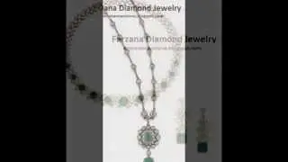 Diamond Emerald Marriage Fashion Gold Necklace Earring Ring 2053