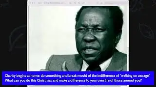 Charity begins at home; do something and break mould of the indifference of 