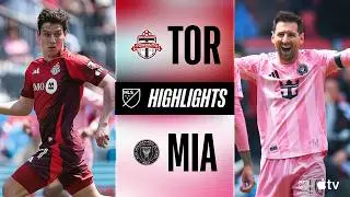 Toronto FC vs. Inter Miami CF | Full Match Highlights | Messi Reaches 100 Goal Contributions!