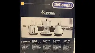 Unboxing Delonghi two-slice toaster - From Amazon