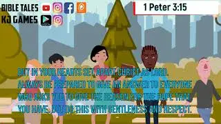 1 Peter 3:15 Daily Bible Animated verse 27 June 2020