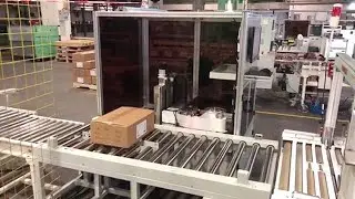 360 degree rotation carton corner labeling machine automatic side labeller