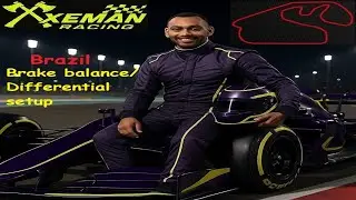F1 25 Brazil Brake balance/Tyre setup #f125gameplay #f1 #F125 #formula1 #f1analysis #simracing