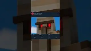 Iron golem is angry☠️ #shorts #minecraft #shortsfeeds