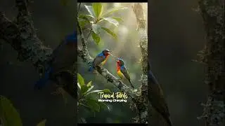 Tropical Birds Morning Chirping | Peaceful Forest Nature Sounds 4K