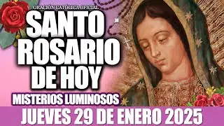 EL SANTO ROSARIO DE HOY JUEVES 29 DE ENERO DE 2026-Misterios Luminosos❤️EL SANTO ROSARIO DE HOY🙏