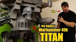 I'm REALLY CLOSE to Finishing my 7ft Warhammer 40k Titan | IMPERATOR