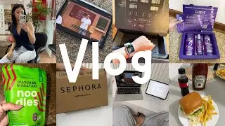 VLOG! ROTINA + ESTUDOS + CINEMA + COMPRINHAS