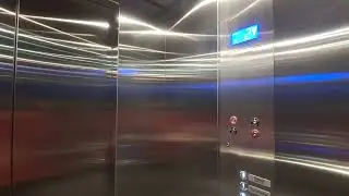 Otis Elevator at Transit Rooftop Bar in Melbourne , Victoria , Australia