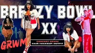 GRWM + Chris Brown Concert | Concert Outfit, Hair & Makeup + Breezy Bowl Highlights | CRYSTAL CHANEL