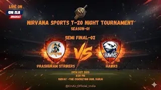 Nirvana Sports T-20 Night Tournament Season-01 II Semi Final-2 II HAWKS VS Parshuram II 29-10-25