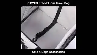 CAWAYI KENNEL Dog Car Seat Cover Folding Pet Carriers Bag Carrying | Cats & Dogs Accessories