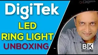DigiTek LED Ring Light DRL 18H Unboxing & Review in Malayalam